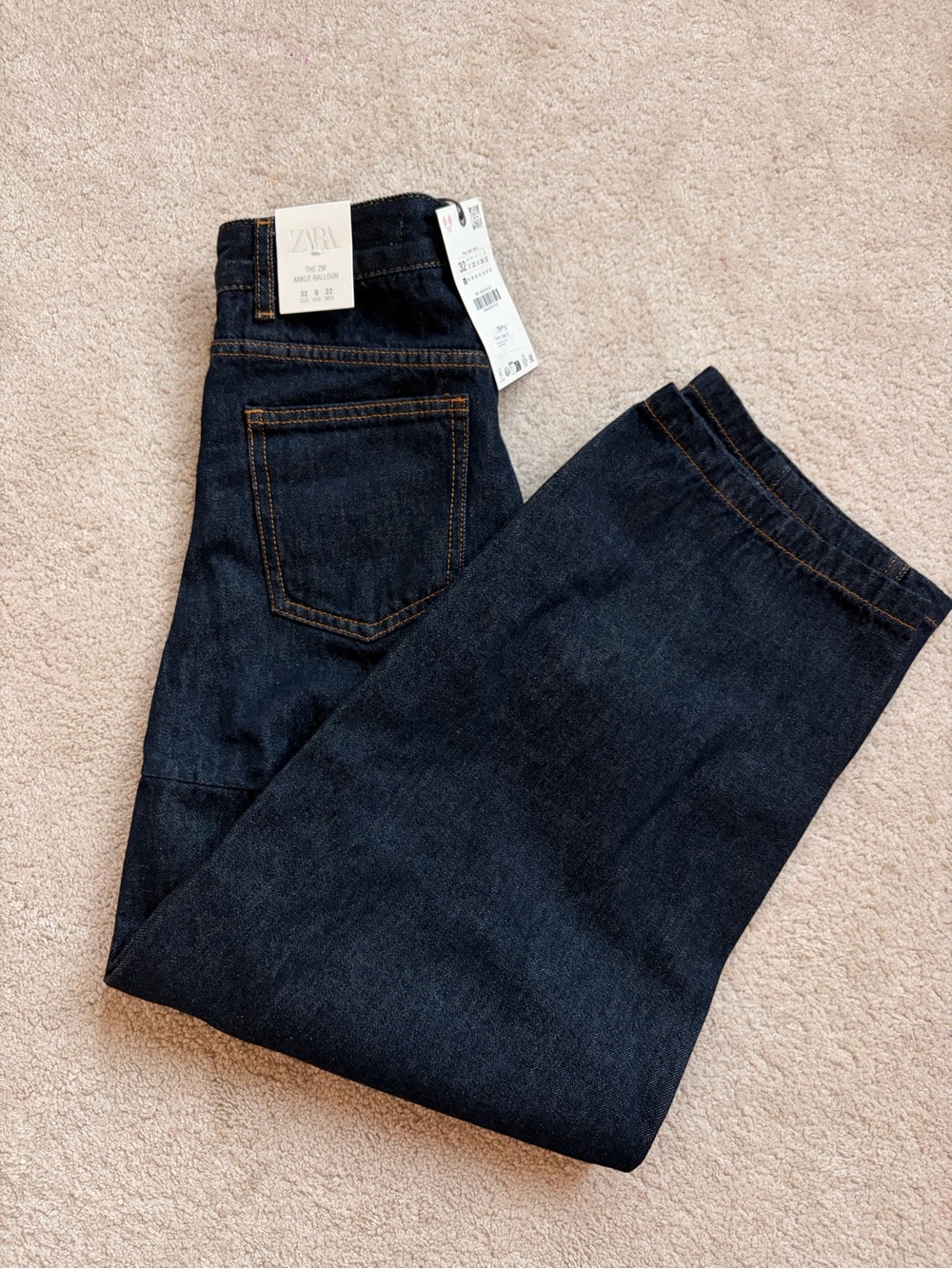 ZW COLLECTION MID-RISE ANKLE BALLOON JEANS NWT Size 25 - Picture 10 of 12
